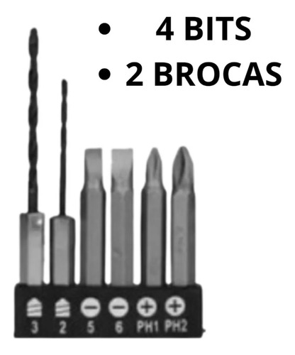 Mini Parafusadeira Recarregavel 3,6v Bivol Com Led Startools