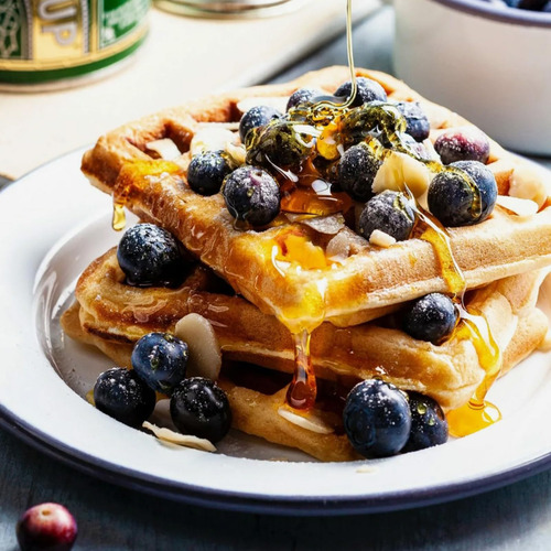 Mini Waflera De Doble Plato, Wafflera Cocina, Máquina Para