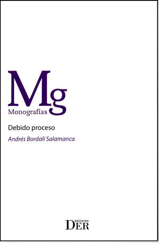 Debido Proceso / Andrés Bordalí Salamanca / Der Ediciones