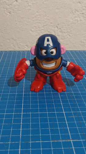 Capitan America Sr Cara De Papa Playskool 8cm Altura (Usado)