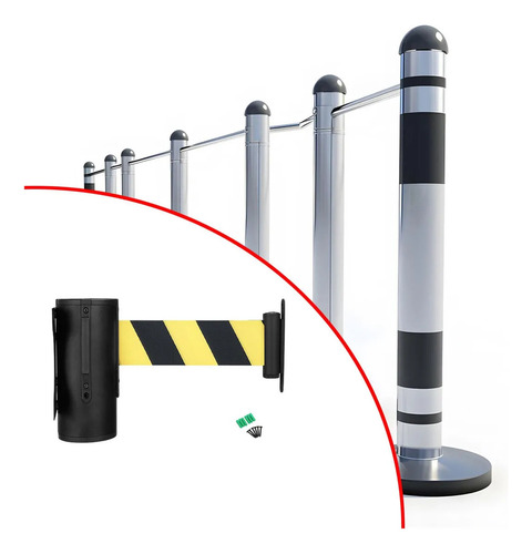 Cinturón De Seguridad Retráctil De Nylon De 3 Metros