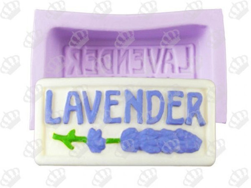 Molde Forma Silicone Retangular Lavender