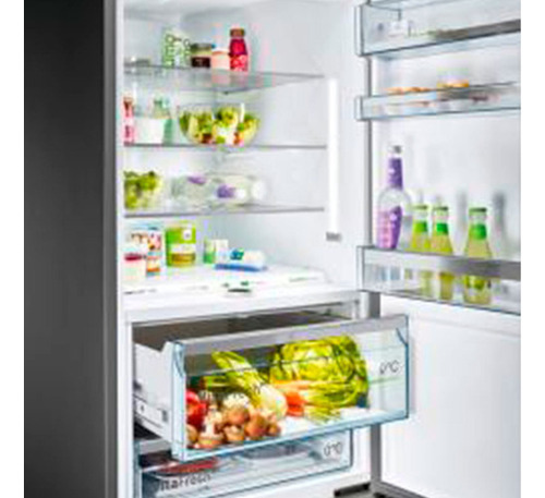 Heladera No Frost 309 Lts Ksf36pidp Bosch - Rex Color Plateado