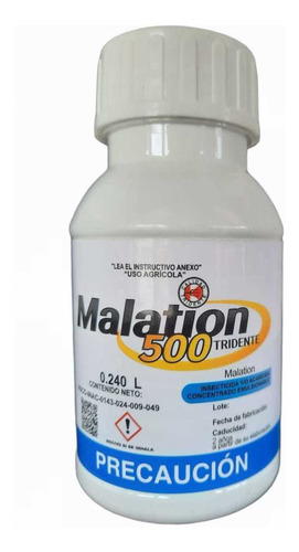 Malation 250ml Insecticida Para Plagas En Frutales Citricos