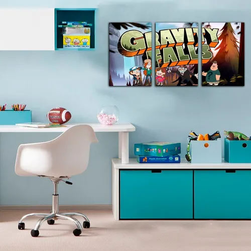 comprar Cuadros Tripticos Infantiles Gravity Falls