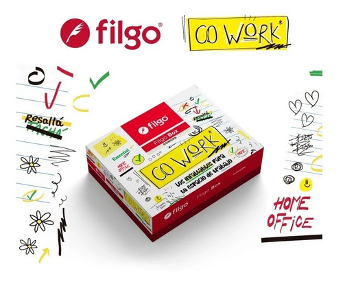 Box Filgo Co Work - 11 Articulos + Taco Regalo Home Office