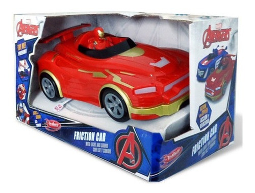 Auto Fricción Avengers Capitan America Iron Man Luz/son 7145
