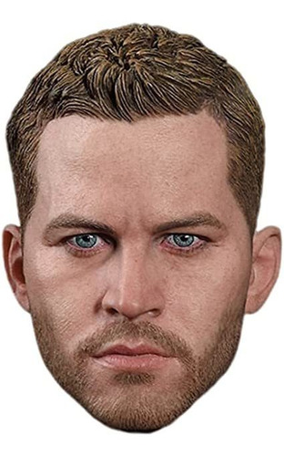 Esculpir Cabeza Masculina A Escala 1/6, Paul Walker Cabeza