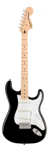 Guitarra eléctrica Squier by Fender Affinity Series Stratocaster de álamo black brillante con diapasón de arce