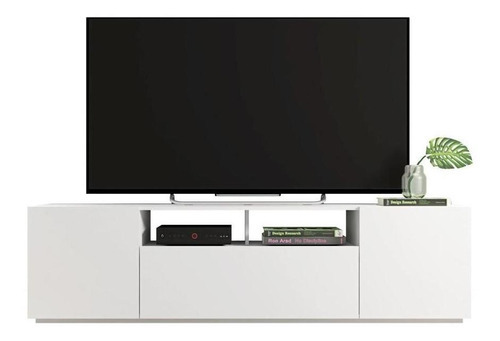 Rack Keep 2 Portas E 1 Gaveta 1,80m - Branco