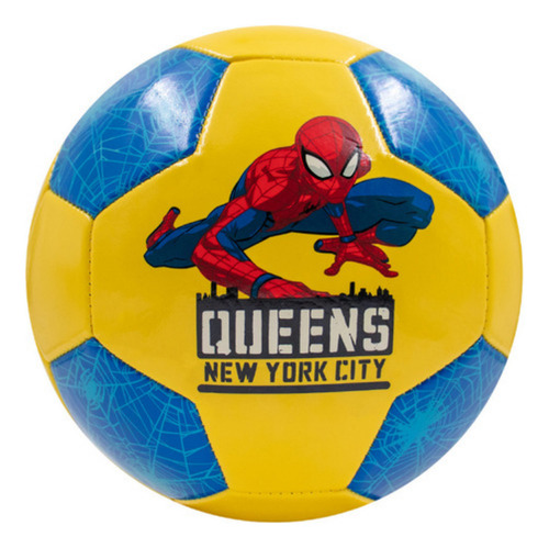 Balón 83879 De Fútbol No. 3 Marvel Spider-man Color Azul Voi Azul