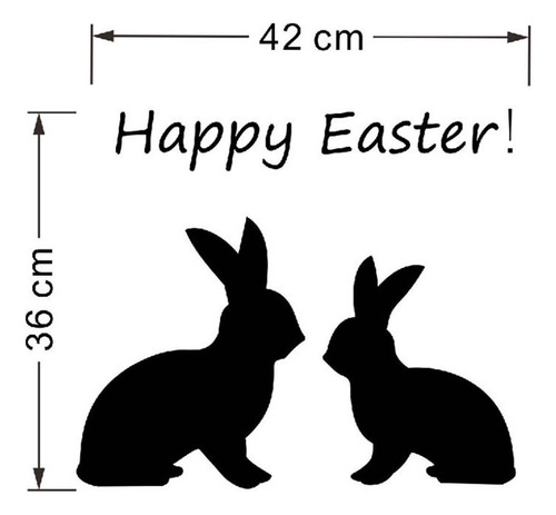 Pegatinas Para El Día De Pascua, Pegatinas Para Ventanas Y V