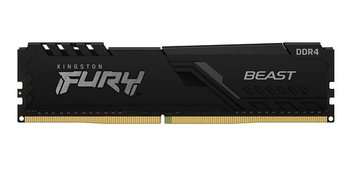 Imagem 1 de 3 de Memória Ram Ddr4 8gb 2666 Kingston Fury Beast Kf426c16bb/8