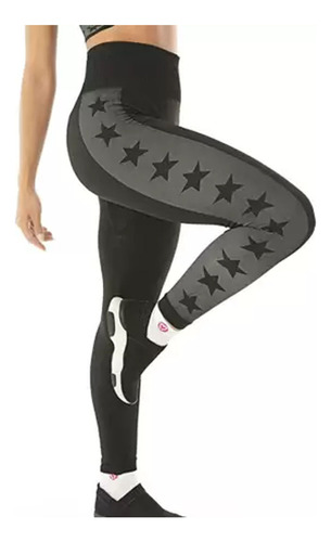 Calça Legging Fitness Estrelas Ultraleve Demillus 000135