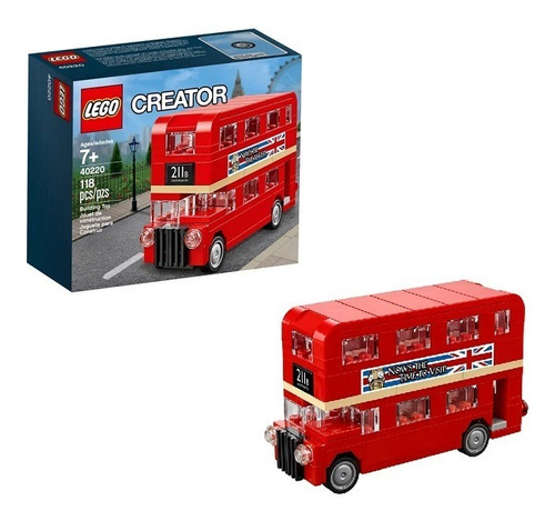 Lego 40220 De Autobus De Dobole Piso Creator 118pzs   