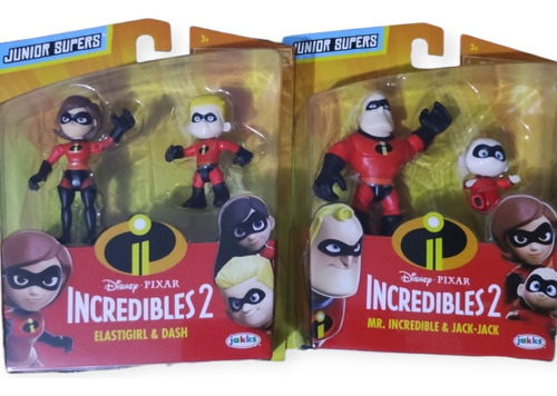 Los Increibles 2 Figuras Junior Supers Disney Pixar