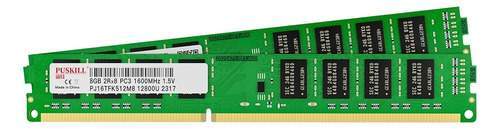 Kit 2 Memoria Ram Ddr3 8gb 1600mhz Pc3-12800 (2x8gb = 16gb)