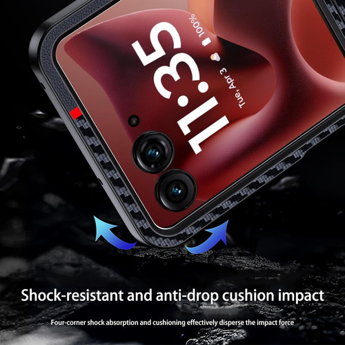 Funda Para Motorola Moto Razr 60 Ultra 5g 2025 Resistente A Los Golpes Y A Los Arañazos