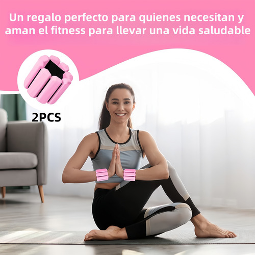 1kg Par Tobilleras Peso Muñequeras Pulsera Silicon Polainas