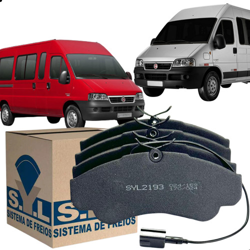 Pastilha Freio Dianteiro Ducato Aro 16 2002 A 2017