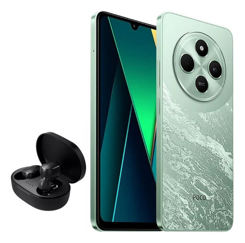 Celular Xiaomi Poco C75 Dual Sim 256gb 8gb Ram + Fone S/ Fio