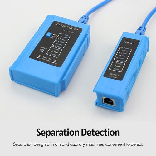 Testador De Cabo Rj45 Para Linhas Ethernet E Telefônicas