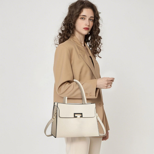 Set 3 Bolsas Tote Mujer Cuero Moda Antirrobo Casual Vintage