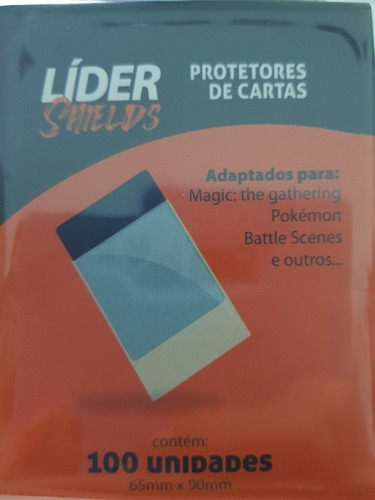 10 Protetores De Cartas Pokémon, Yugioh Líder Shields