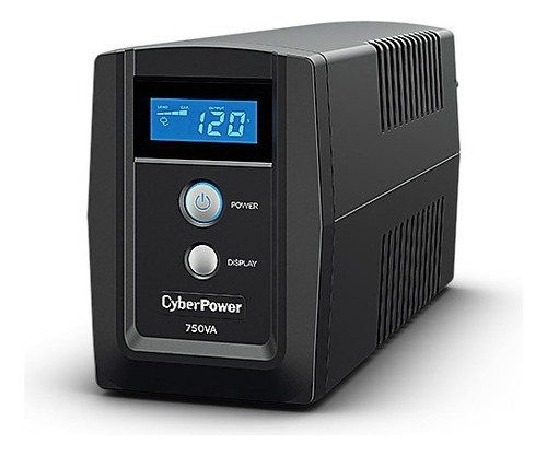 Regulador No Break Cyberpower 750 6 Salidas Nema 5-15r Negro