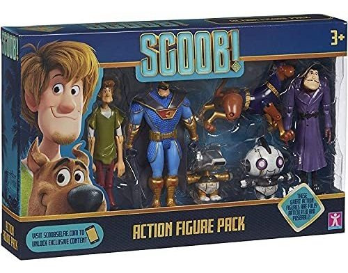 Opción De Personaje Scooby Doo 5 Figuras Super Scoob, L2xcw