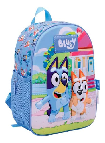 Mochila Bluey Baile Espalda 12 Pulgadas Con Relieve