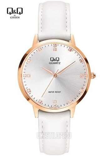 Reloj Q&q Mujer Casual Cuero Pulsera 100% Original Q Q