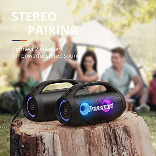 Bocina Bluetooth Portátil Tronsmart Bang Se, Led Colorido Y