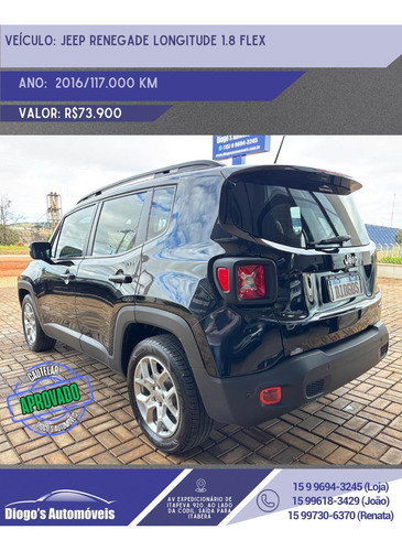Jeep Renegade 1.8 Longitude Flex Aut. 5p