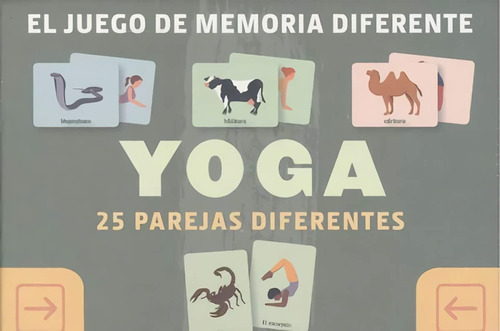 Yoga El Juego De Memoria Diferente, De Ivan Libreros. Editorial Librero, Tapa Blanda, Edición 1 En Español