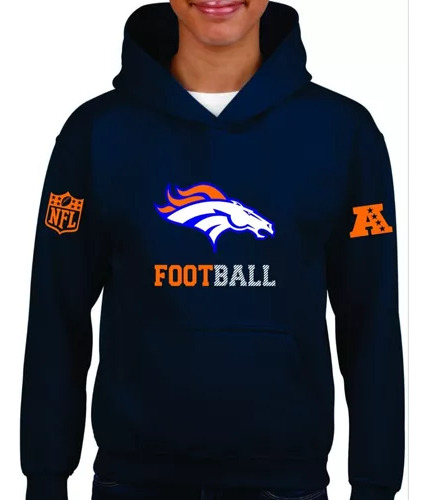 Buzo Canguro Nfl Broncos De Denver Unisex