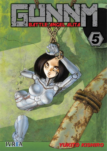 Gunnm (battle Angel Alita) 5, De Yukito Kishiro. Editorial Ivrea, Tapa Blanda En Español