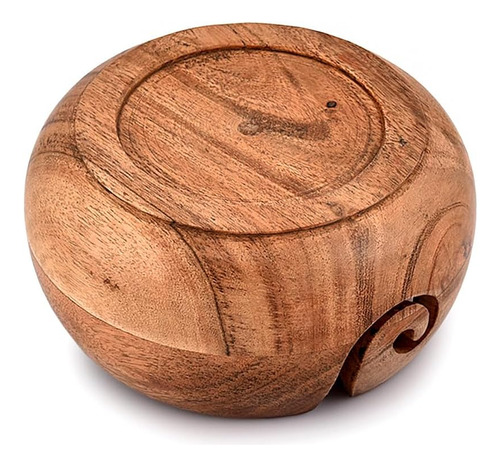 Tazón De Madera De Acacia Hecha A Mano, 15x15x75 Cm