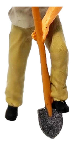 Diseño De Modelo De Trabajador En Miniatura De Figura 1:64