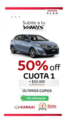 Imagen 16 de 16 de Toyota Yaris Xls Cvt 4p $ 9.362.000 L6