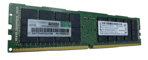 Memória Servidor 64 Gb Ddr4 2933mhz Ecc Rdimm Garantia 1 Ano (Usado)