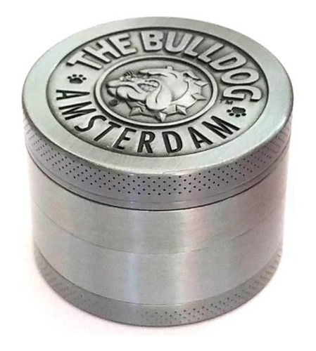 Moledor Bulldog Cigarros Original 50mm - Metal 4 Pisos