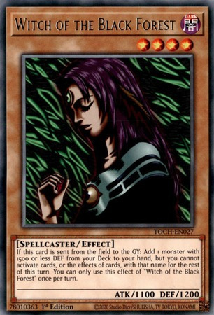 Yugioh! Witch Of The Black Forest - Toch-en027