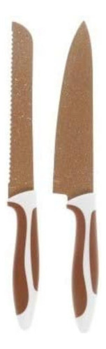 Juego 2 Cuchillos Chef Y Pan Antiadherentes Flavorstone