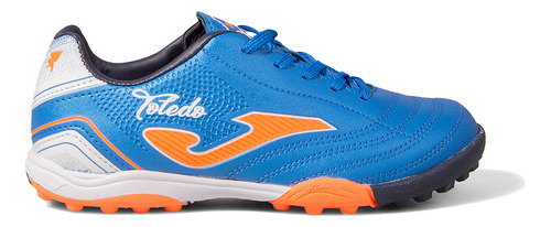 Botines Pista Joma Toledo Turf Jr V4 Azul Naranja Niño