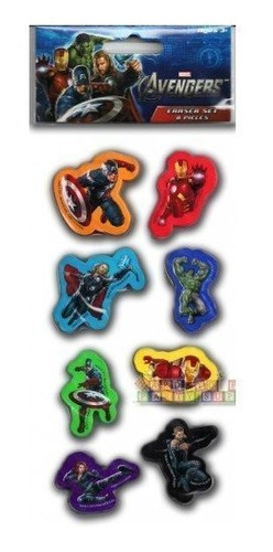 Innovative Designs Avengers Erasers - Favores (8ct).