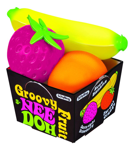 Schylling Nee Doh Groovy Fruit - Juguete Novedoso (gfnd)