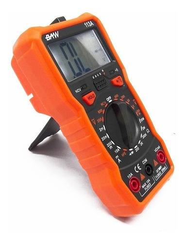 Imagen 2 de 10 de Multímetro Tester Digital Medidor Baw 113a