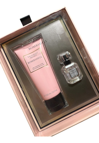 Set Regalo Crema Y Perfume Bombshell Victorias Secret