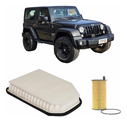 Kit Filtro Aceite Y Aire Jeep Wrangler Diésel 2.8 2010 2019